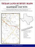 Texas Land Survey Maps for Bastrop County (Spiral book cover)