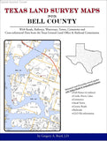 Texas Land Survey Maps for Bell County (Spiral book cover)