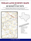 Texas Land Survey Maps for Burnet County (Spiral book cover)