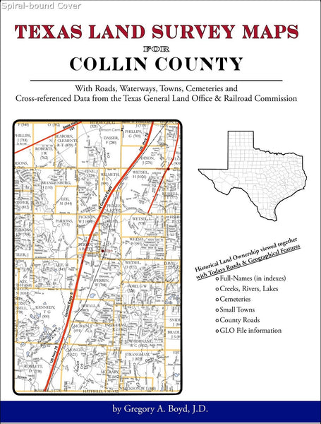 Collin Map Texas Land Survey Maps for Collin County – Arphax Publishing Co.