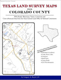 Texas Land Survey Maps for Colorado County (Spiral book cover)