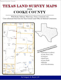 Texas Land Survey Maps for Cooke County (Spiral book cover)