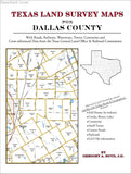 Texas Land Survey Maps for Dallas County (Paperback book cover)