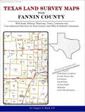 Texas Land Survey Maps for Fannin County (Spiral book cover)