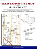 Texas Land Survey Maps for Hall County (Spiral book cover)