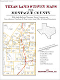 Texas Land Survey Maps for Montague County (Paperback book cover)