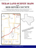 Texas Land Survey Maps for Red River County (Spiral book cover)