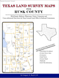Texas Land Survey Maps for Rusk County (Spiral book cover)