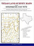 Texas Land Survey Maps for Stephens County (Spiral book cover)
