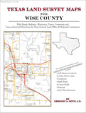 Texas Land Survey Maps for Wise County (Paperback book cover)