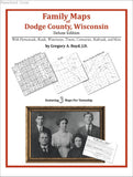 Family Maps of Dodge County, Wisconsin (Paperback book cover)