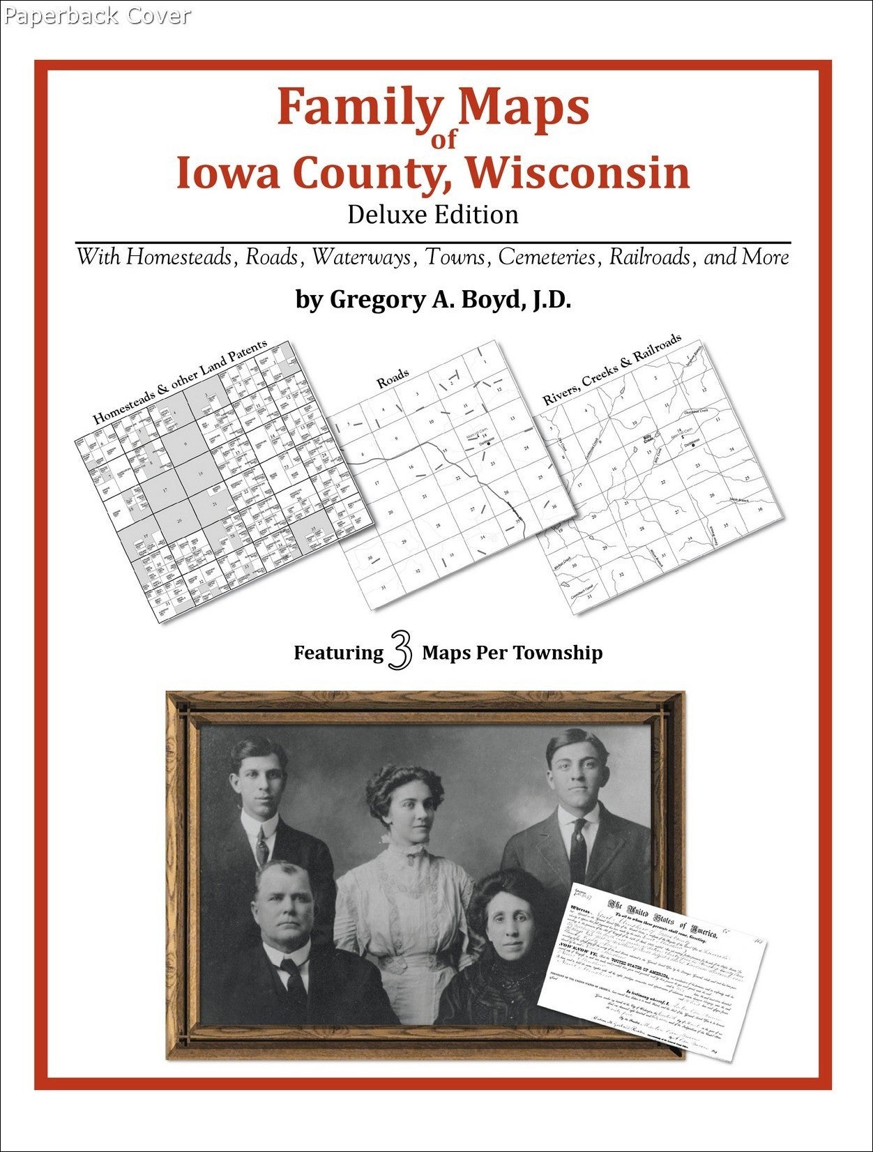Family Maps of Iowa County, Wisconsin – Arphax Publishing