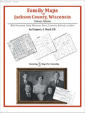 Family Maps of Jackson County, Wisconsin (Paperback book cover)
