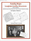Family Maps of Langlade County, Wisconsin (Paperback book cover)