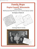 Family Maps of Pepin County, Wisconsin (Paperback book cover)