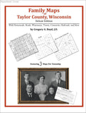 Family Maps of Taylor County, Wisconsin (Paperback book cover)